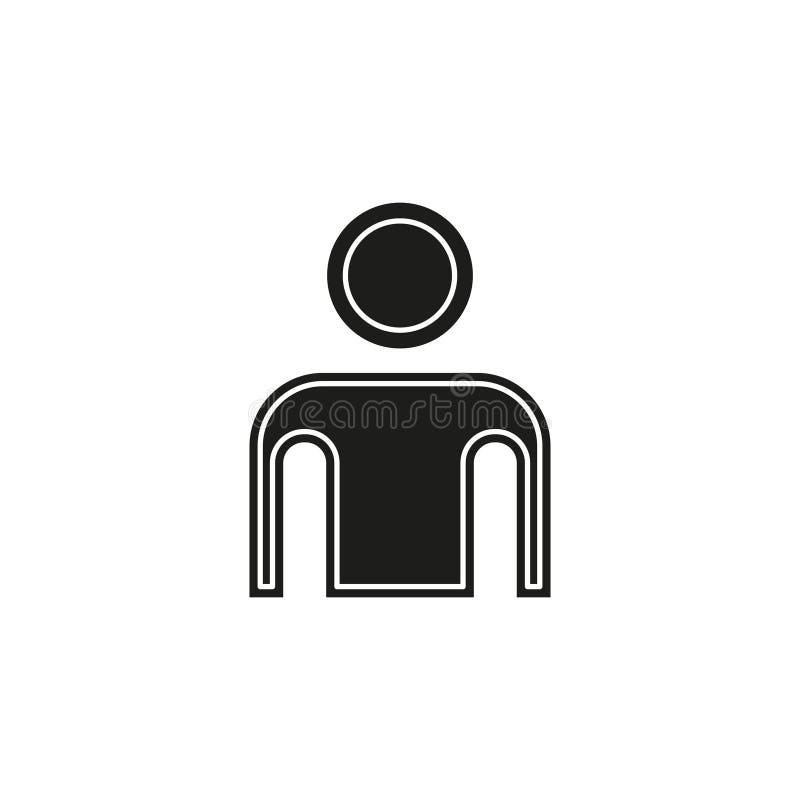 vector user icon, avatar silhouette, social symbol stock illustration vector user icon, avatar silhouette, social symbol stock illustration