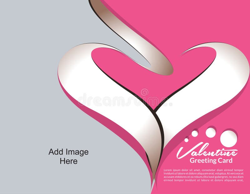Vector Valentine Card stock illustration