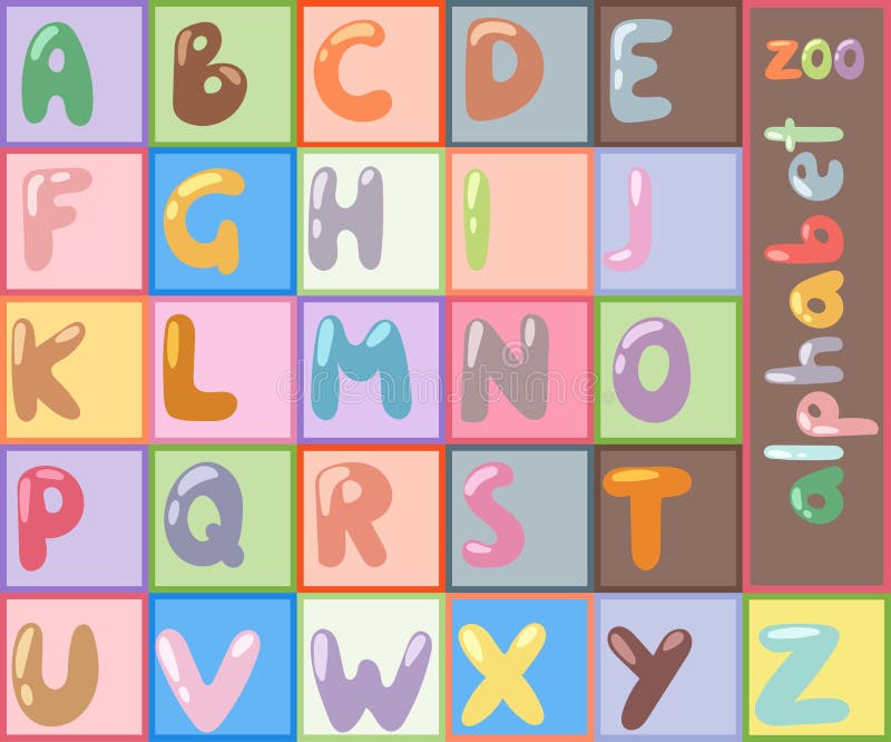 Vector van gestileerde doopvont abc type het symbool creatieve lettersoort en alfabet die van de ontwerpbrief typografische eleme stock illustratie Vector van gestileerde doopvont abc type het symbool creatieve lettersoort en alfabet die van de ontwerpbrief typografische eleme stock illustratie