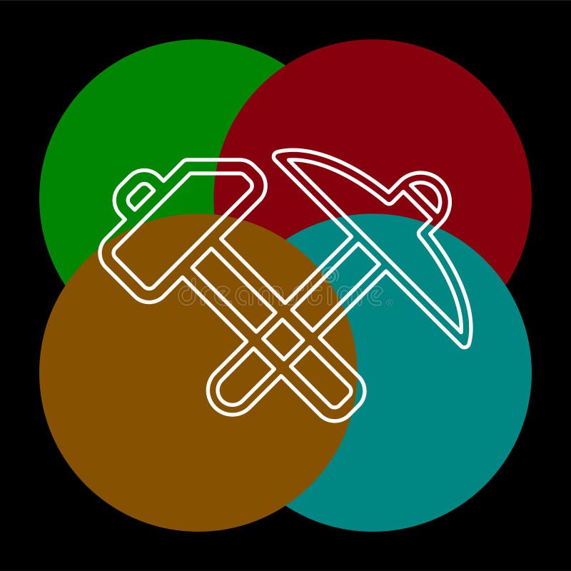 Vector van het het symbooltimmerwerk van het reparatiehulpmiddel het werkmateriaal royalty-vrije illustratie Vector van het het symbooltimmerwerk van het reparatiehulpmiddel het werkmateriaal royalty-vrije illustratie