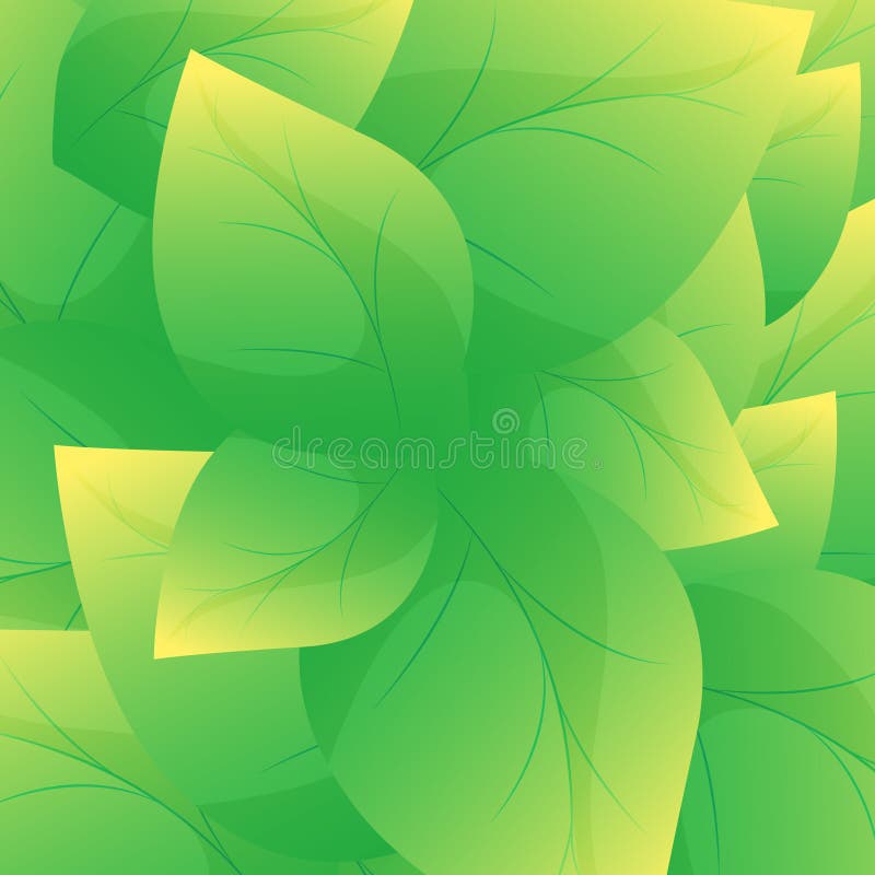 Vector verde del fondo de la hoja Fondo hermoso de la textura de las hojas stock de ilustración Vector verde del fondo de la hoja Fondo hermoso de la textura de las hojas stock de ilustración