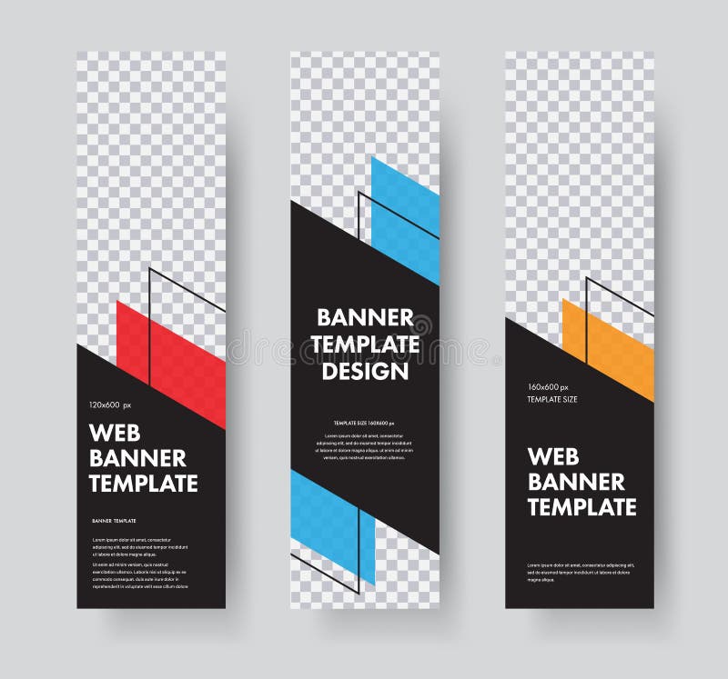 Abstract Geometric Banner  Templates  Stock Vector 