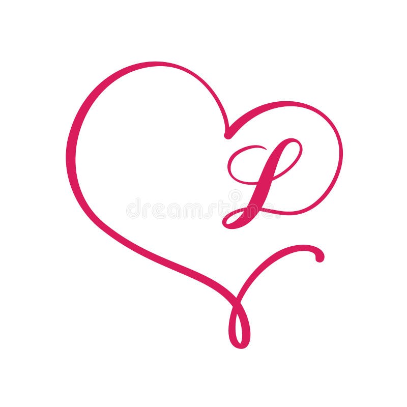 Heart L Logo Stock Illustrations – 262 Heart L Logo Stock