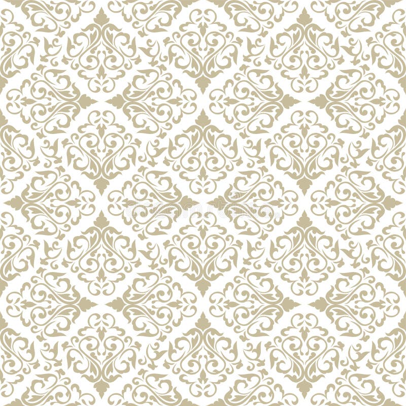 Vector Vintage Seamless Floral Damask Pattern for Wedding Invitation or  Vintage Abstract Background. Stock Vector - Illustration of fashion,  ornate: 185183940
