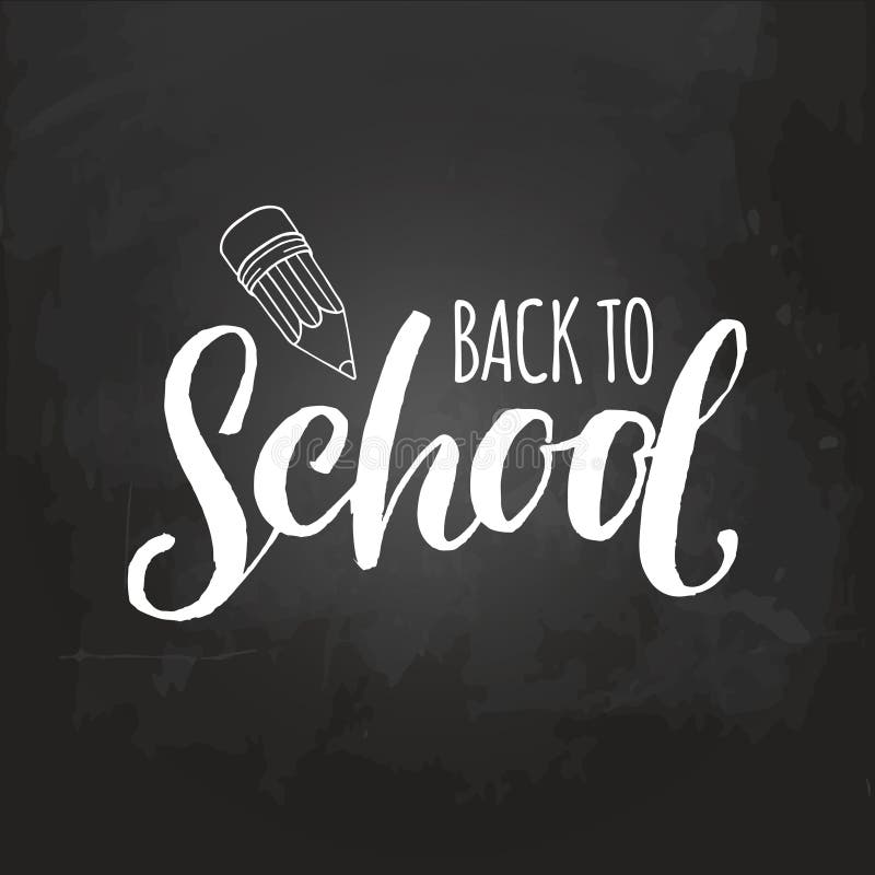 Vintage back to school logo children Royalty Free Vector