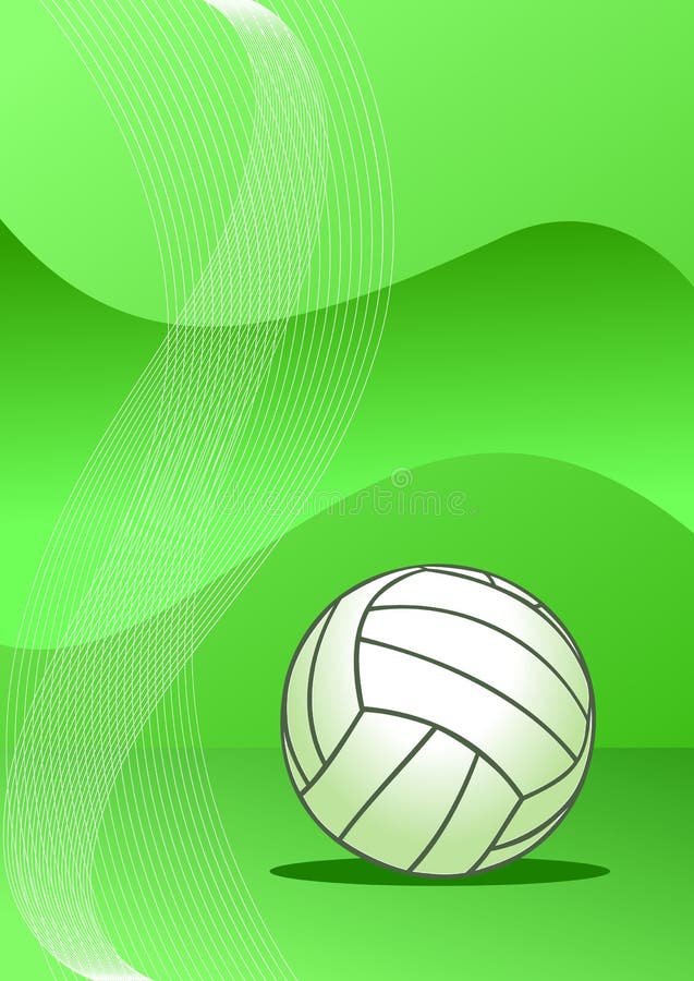 Vector Volleyball Background Stock Vector Illustration of backdrop