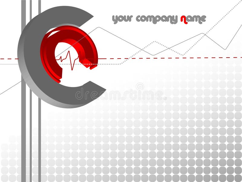 Vector web template royalty free illustration