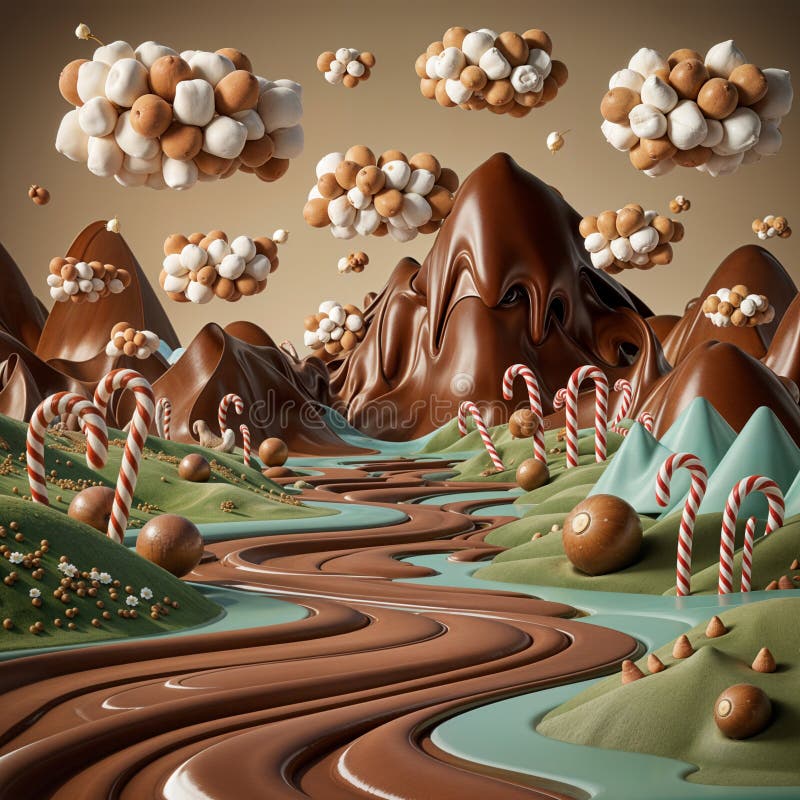 World Chocolate Day Illustration Design Stock Illustration