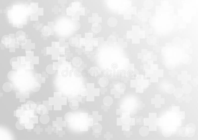 White blur circle and save plus soft abstract background. stock illustration