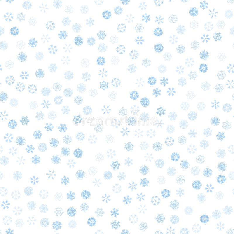 Vector winter snow light blue seamless pattern. Vector winter snow light blue seamless pattern