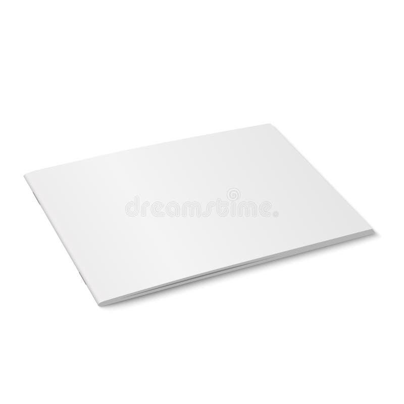 Vector witte spot omhoog van geïsoleerd tijdschrift stock illustratie Vector witte spot omhoog van geïsoleerd tijdschrift stock illustratie