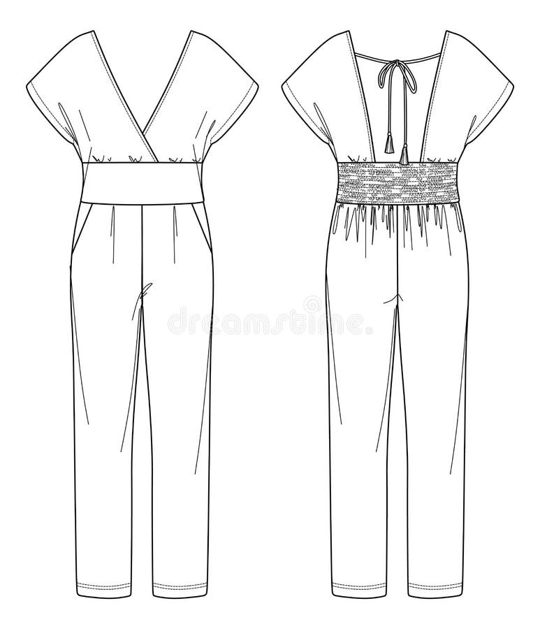 Technical Drawing Overalls Stock Illustrations – 58 Technical Drawing ...