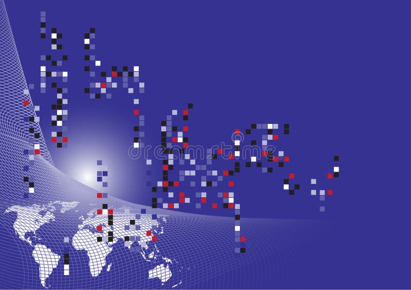 Vector world stock vector. Illustration of america, isolated - 5256358