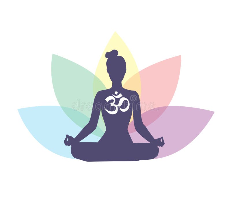 Premium Vector  Lotus harmony yoga pose woman emblem mindful muse vector  yoga woman design