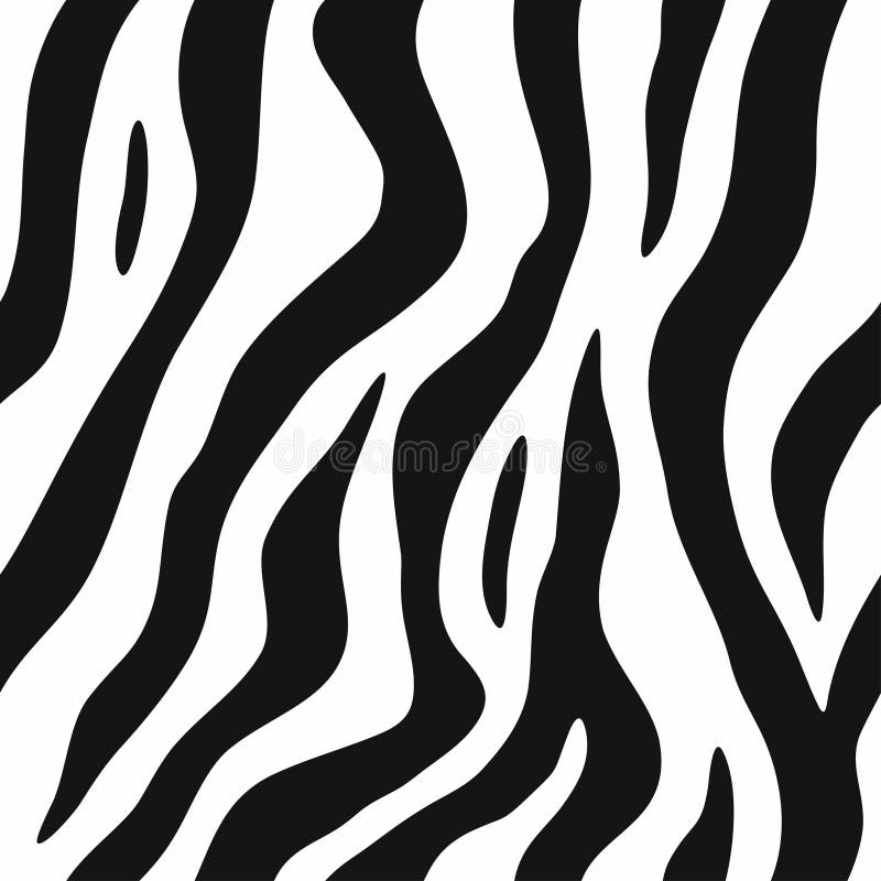 Vector Zebra Pattern, Stylish Stripes Texture. Animal Natural Print. for  the Design of Wallpaper, Textile, Cover. Stock Vector - Illustration of  pattern, jungle: 166787965
