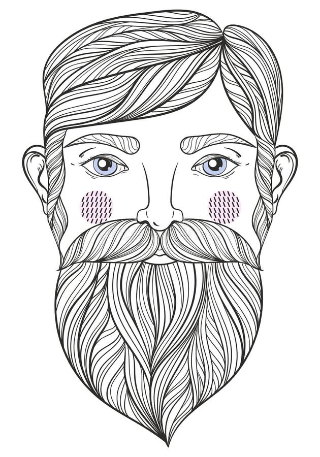 Man face Framed Art Print by MarkTheUser