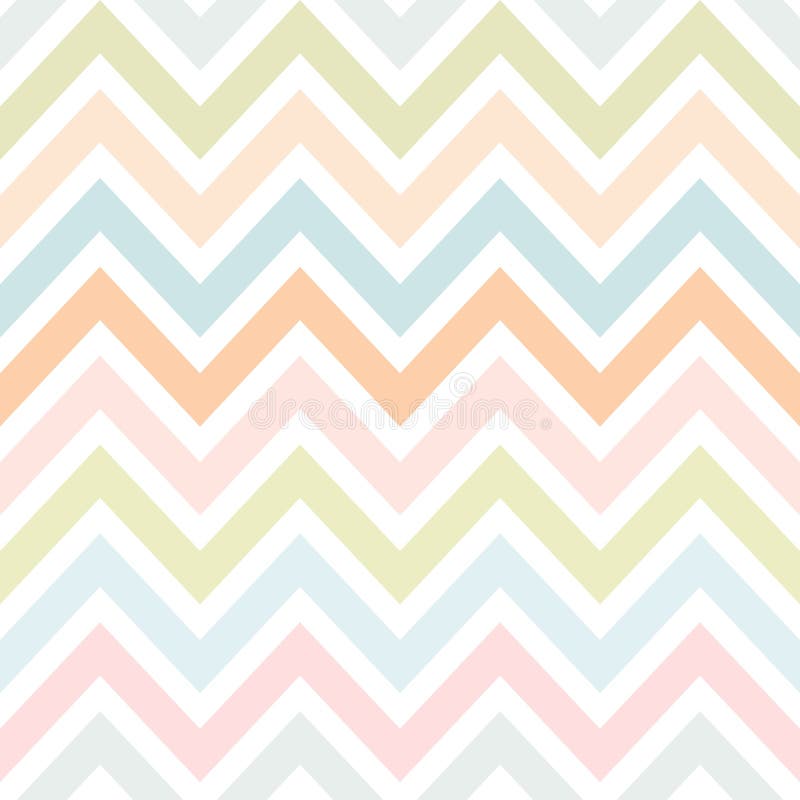 Vector illustration of pastel color style zigzag chevron seamless pattern background. Editable eps file available. Vector abstract seamless pattern vectors