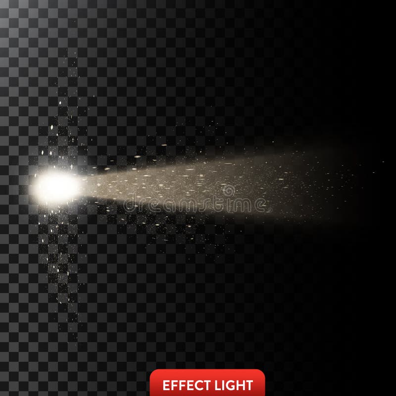 Vector иллюстрация золотого светового луча с ярким блеском, светового луча с искрами бесплатная иллюстрация Vector иллюстрация золотого светового луча с ярким блеском, светового луча с искрами бесплатная иллюстрация