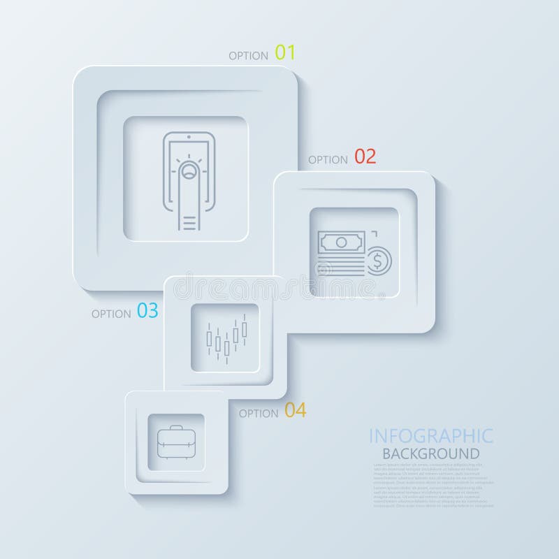 Vector современное творческое infographics с тонкой линией плоскими значками иллюстрация вектора