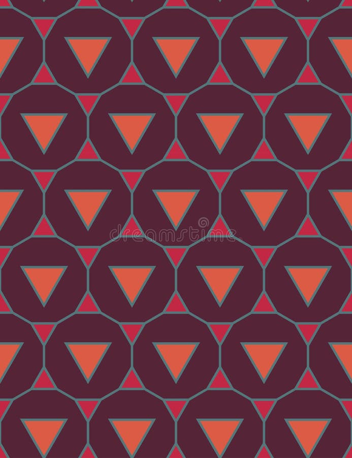 Vector современный безшовный красочный полигон треугольника картины геометрии, предпосылка цвета фиолетовая оранжевая абстрактная иллюстрация штока Vector современный безшовный красочный полигон треугольника картины геометрии, предпосылка цвета фиолетовая оранжевая абстрактная иллюстрация штока