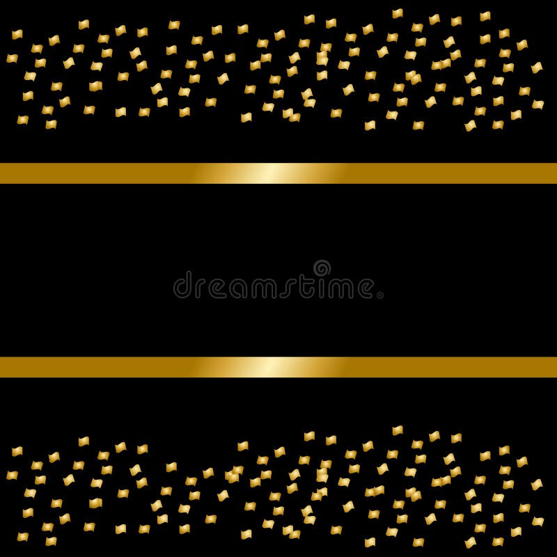 Vectorbanners en kaarten gouden fonkelingen op zwarte achtergrond Gouden tekst als achtergrond vector illustratie Vectorbanners en kaarten gouden fonkelingen op zwarte achtergrond Gouden tekst als achtergrond vector illustratie