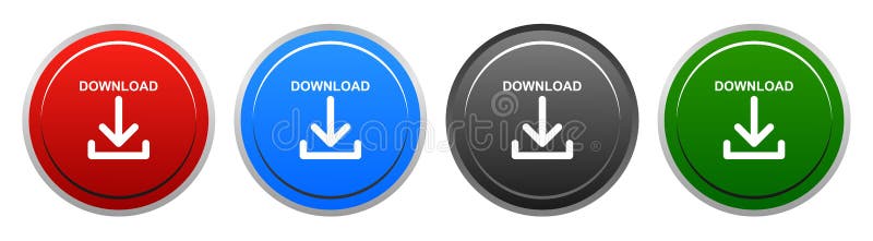 Vectordownload om knoop vier kleurenpictogram royalty-vrije illustratie Vectordownload om knoop vier kleurenpictogram royalty-vrije illustratie