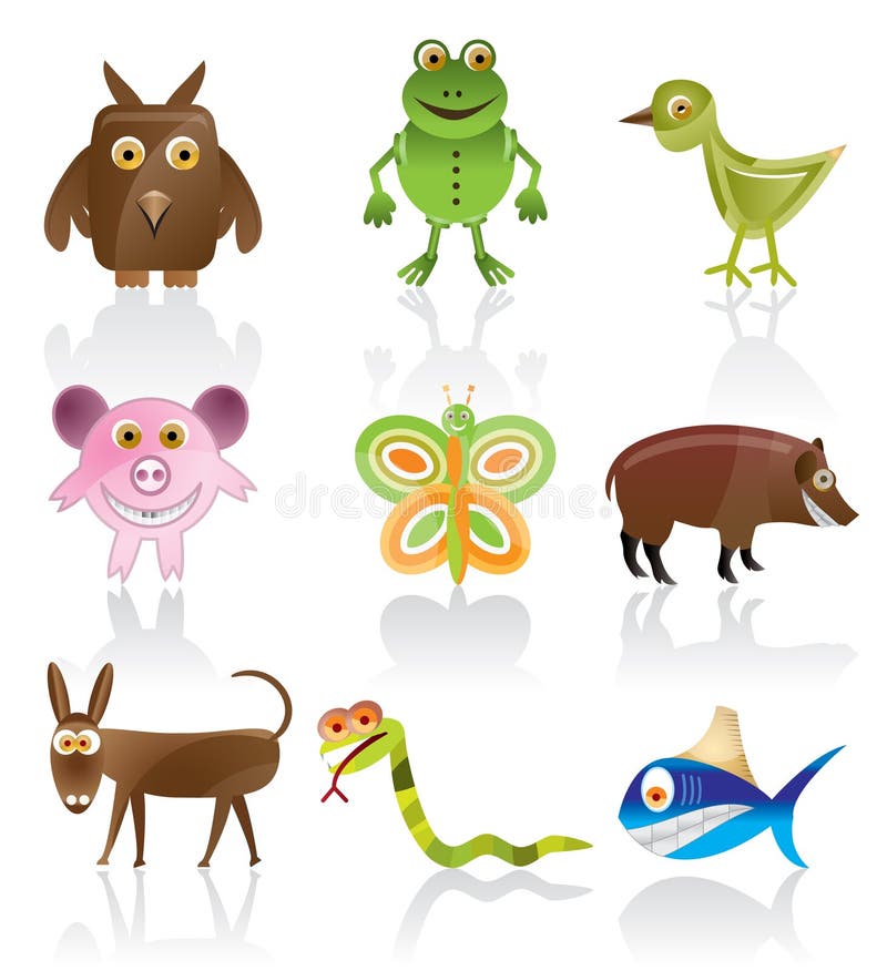 Vectores del animal salvaje ilustración del vector