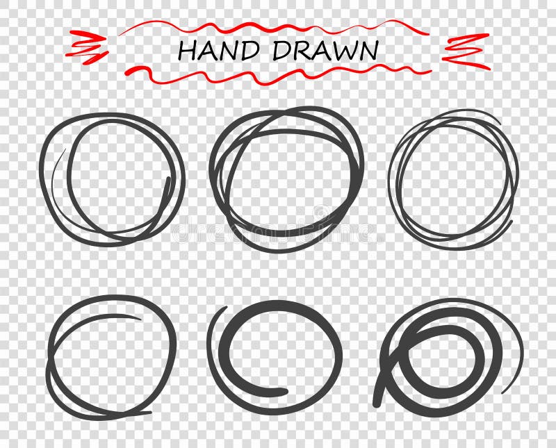Vectorhand getrokken zwarte ronde Krabbel van lijnen Selectie van elementennota's, schets Berichtbel Geïsoleerde achtergrond royalty-vrije illustratie Vectorhand getrokken zwarte ronde Krabbel van lijnen Selectie van elementennota's, schets Berichtbel Geïsoleerde achtergrond royalty-vrije illustratie
