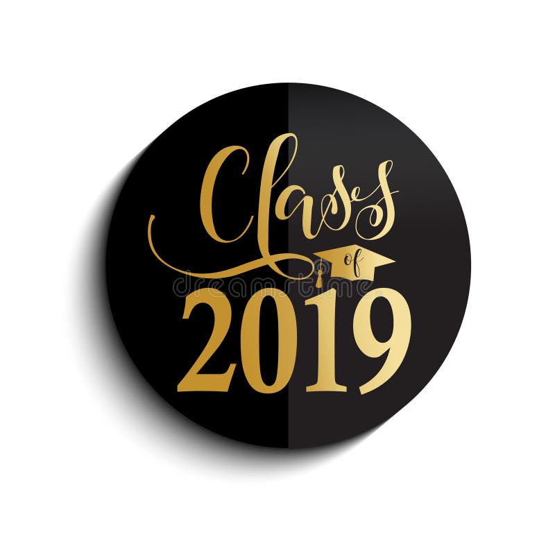 Vectorillustratie van een het een diploma behalen klasse in 2019 Grafiekelementen voor t-shirts, en het idee voor het kenteken of stock illustratie Vectorillustratie van een het een diploma behalen klasse in 2019 Grafiekelementen voor t-shirts, en het idee voor het kenteken of stock illustratie