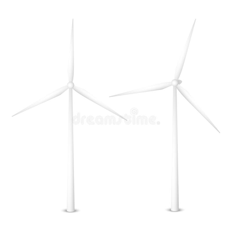 Vectorillustratie van een windgenerator Geïsoleerdew windturbine EPS10 royalty-vrije illustratie Vectorillustratie van een windgenerator Geïsoleerdew windturbine EPS10 royalty-vrije illustratie