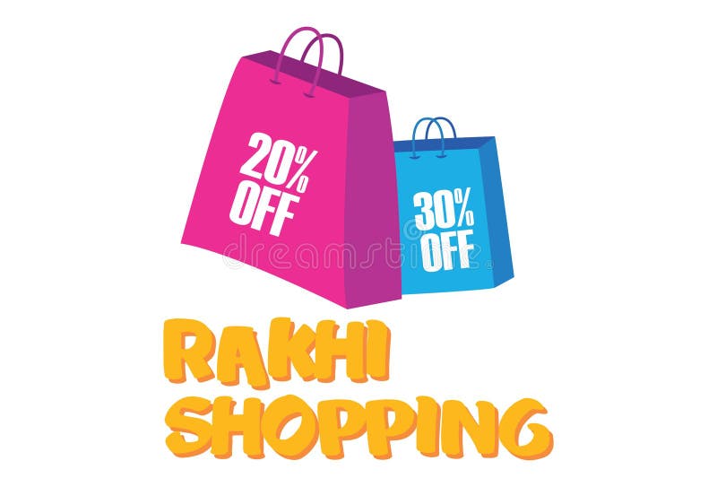 Vectorillustratie van Raksha Bandhan stock illustratie Vectorillustratie van Raksha Bandhan stock illustratie