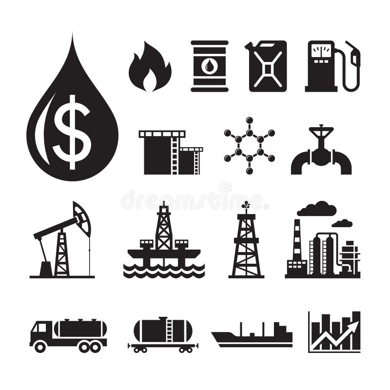 16 oil industry vector icons for infographic, business presentation, booklet and different design project. Production, transportation and refining of oil - vector icons set. 16 oil industry vector icons for infographic, business presentation, booklet and different design project. Production, transportation and refining of oil - vector icons set.