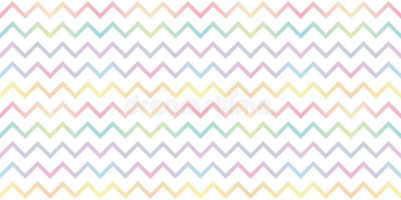 Vectorul tipar zigzag gradient colorat se repetă stock illustration