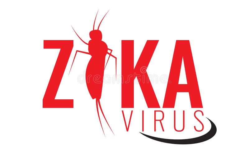 Vectorzika-virusembleem, symbool of teken Aedes de muggen van Aegypti stock illustratie Vectorzika-virusembleem, symbool of teken Aedes de muggen van Aegypti stock illustratie