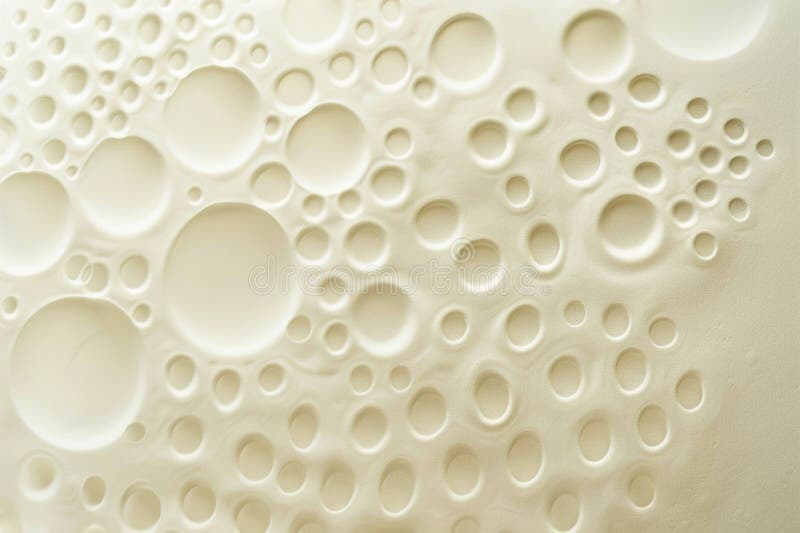 Vedere de închidere a unui perete alb cu tipare circulare stock image