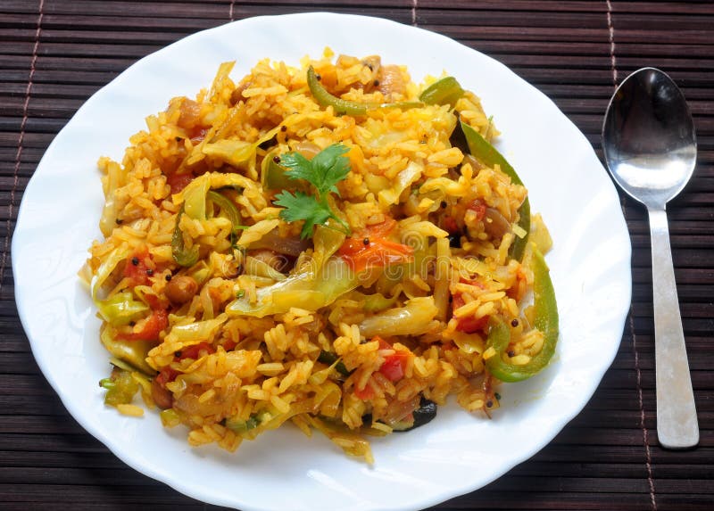 Veg Fried rice stock photo. Image of healthy, pulao, fried - 23718390