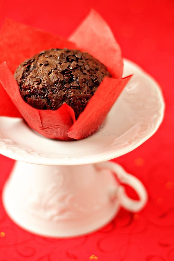 Vegan chocolate muffin