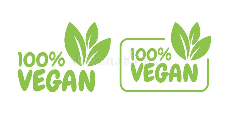 Vegan Icon Set Bio Ecology Organic Logos And Icon Label Tag Green Leaf Icon  On White Background Stock Illustration - Download Image Now - iStock