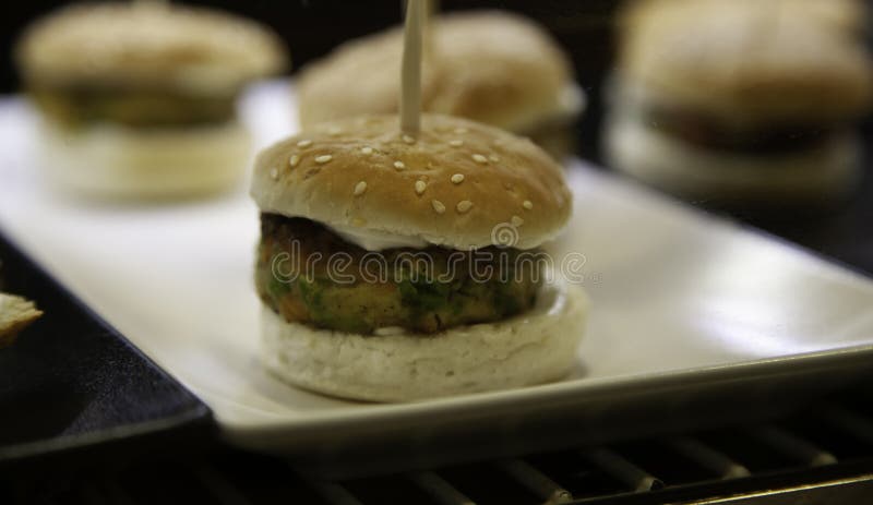 Vegan hamburger tofu stock image. Image of hamburger - 140379177