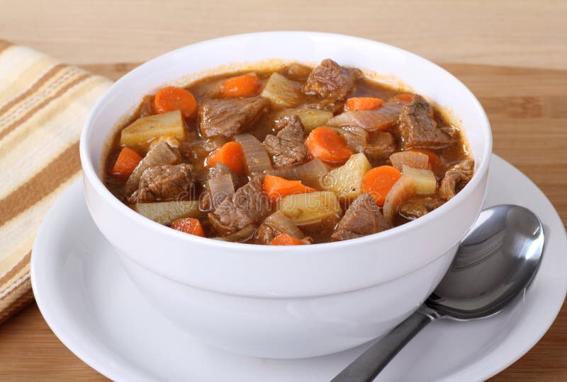 Vegetable Beef Soup stock photo. Image of dinner, beef - 18270322