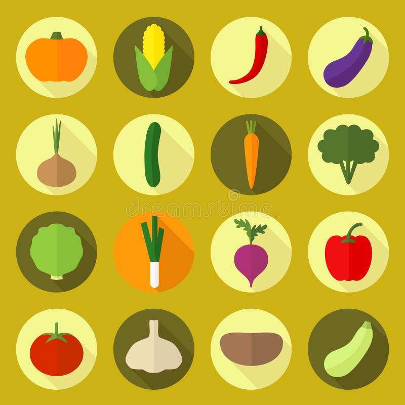 Vegetable big set. stock vector. Illustration of market - 80666627