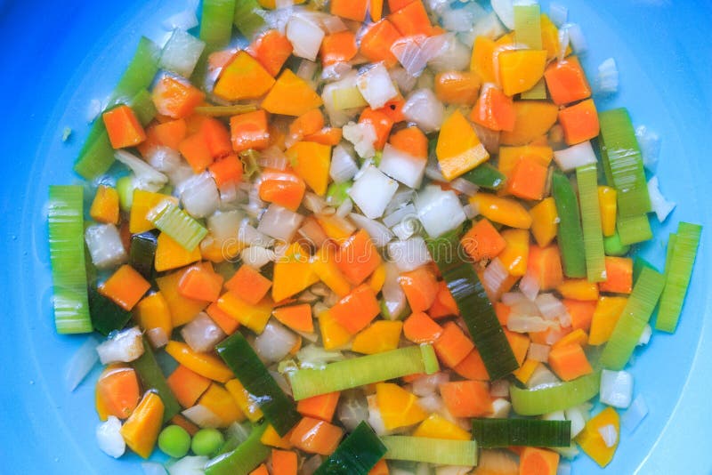 Vegetable broth cooking stock photo. Image of table, rosemary 44870502