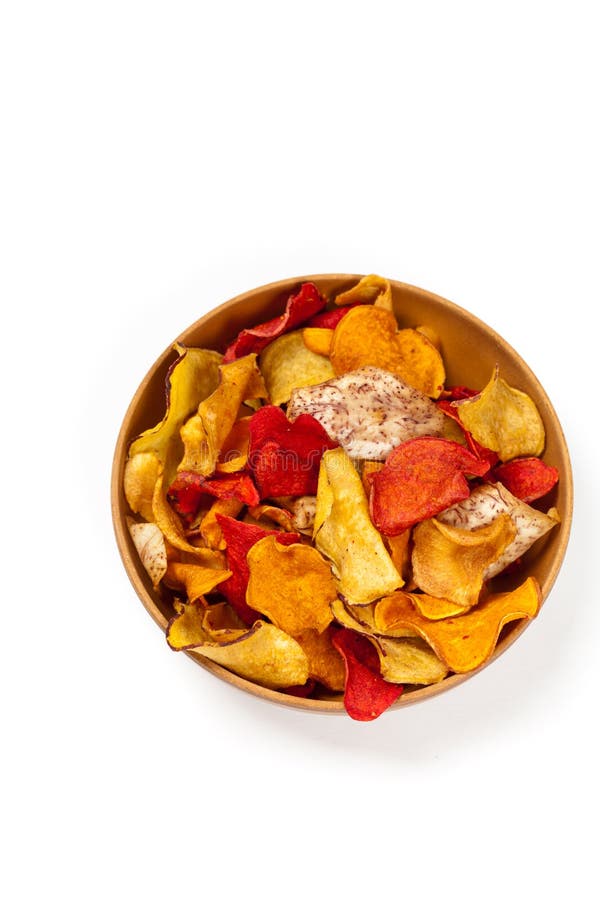 Vegetable Chips with Sea Salt Stock Photo Image of parsnip, tasty