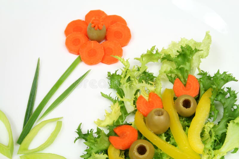 Vegetable decoration stock photo. Image of colourful, onion 3933900