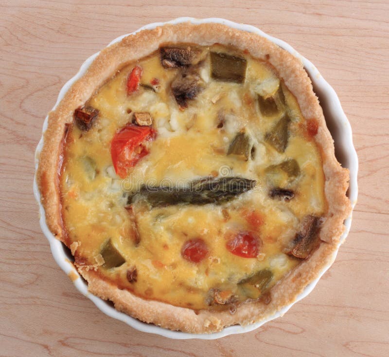 Vegetable egg pie stock photo. Image of vegetable, warm 11273502