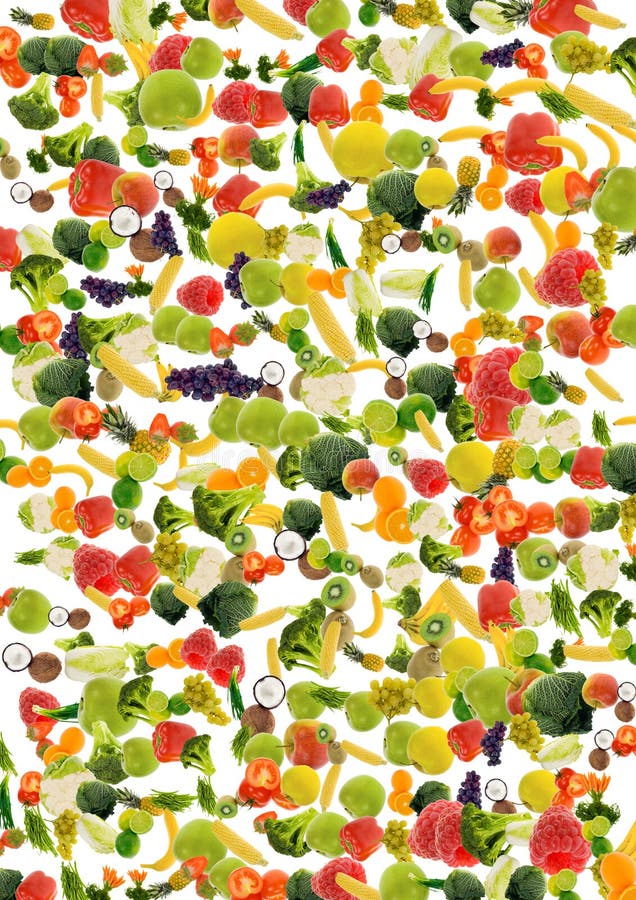 Vegetable and fruit background