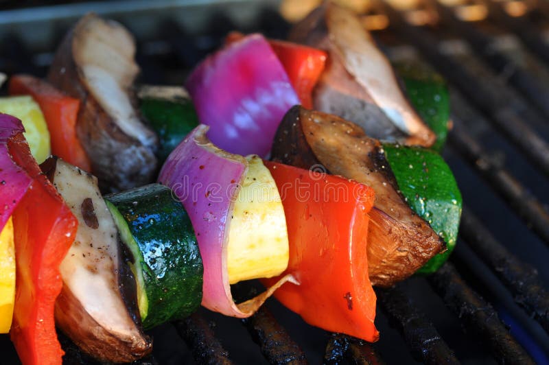 Vegetable Kebab стоковая фотография Vegetable Kebab стоковая фотография