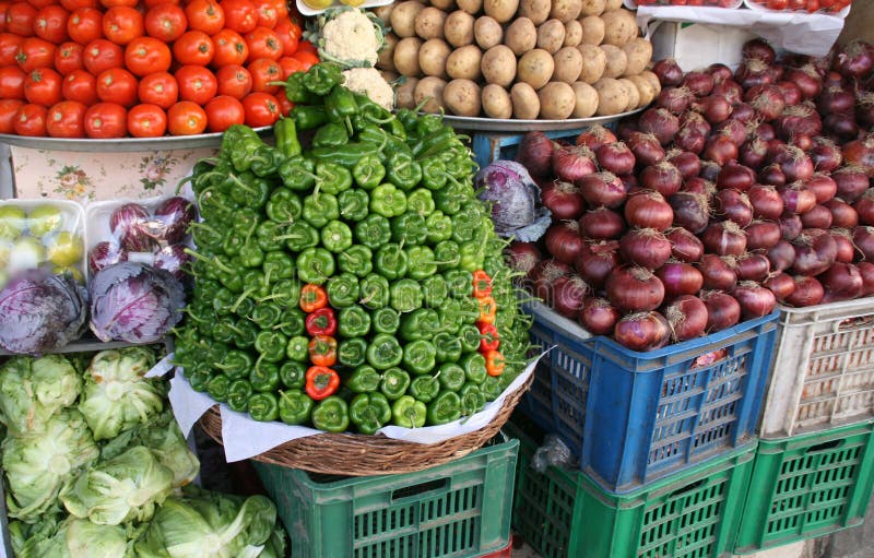 Vegetable market. Egypt