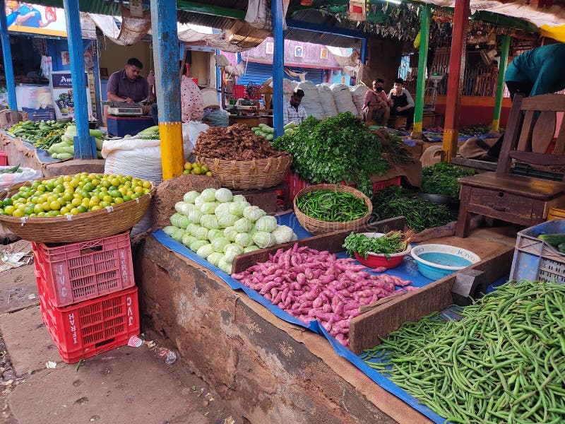 Daily Vegetable Market of India Hd Editorial Photography Image of
