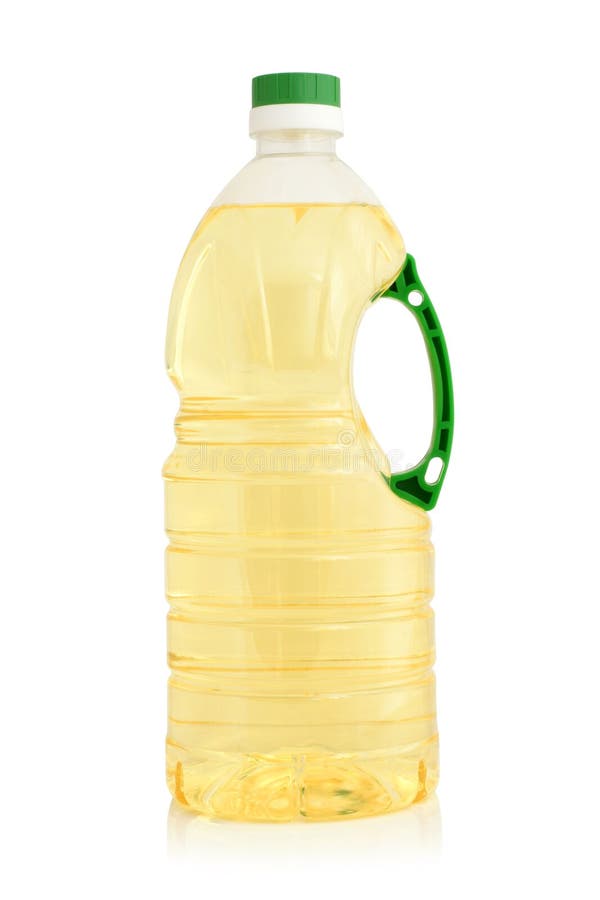 Vegetable Oil in Plastic Bottle Stock Photo Image of golden, diet